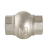 Клапан обратный VALTEC VT.151.N.05 3/4" DN 20 PN 40 пружинный резьбовой с латунным золотником, латунный с никелевым покрытием 9