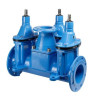 Задвижка HAWLE 4460E2 DN 200/3 PN 10 фланцевая клиновая чугунная с обрезиненным клином типа Комби-III с пожарной подставкой 1