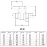 Кран шаровый VALTEC VTp.743 DN 20 PN 25 полипропиленовый 3