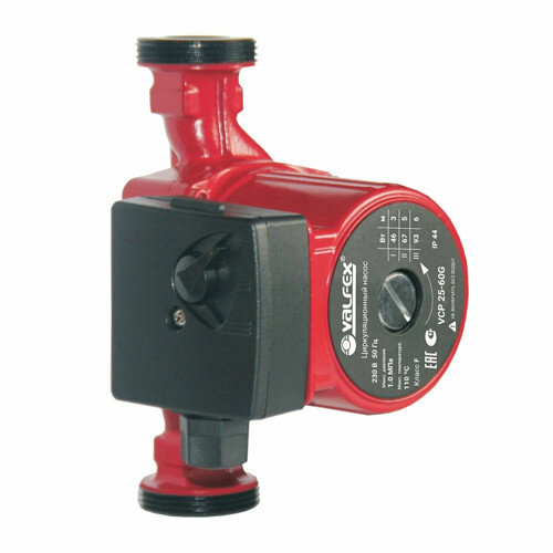 Насос циркуляционный VALFEX VCP 25-60G DN 25 PN 10 с гайками