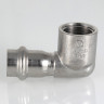 Угольник 90 градусов VALTEC VTi.952.I ВР 1/2 " DN 18x15 PN 16 нержавеющая сталь 3