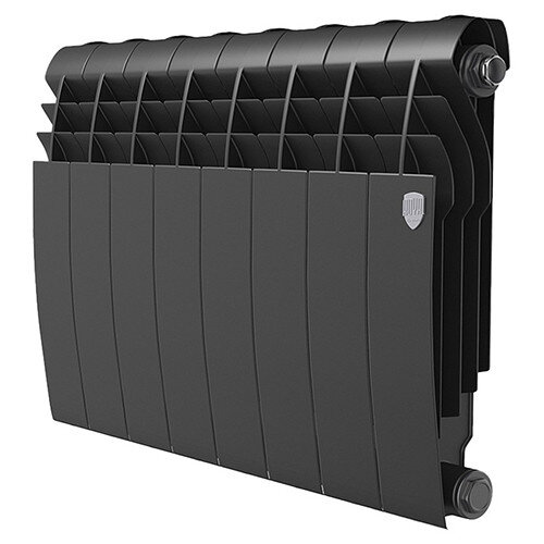 Радиатор биметаллический Royal Thermo BiLiner 350 (8 секций) Noir Sable