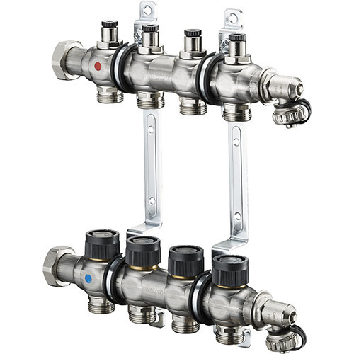 Коллекторная группа Oventrop Multidis SF 3 со встроенными регулирующими вставками 1
