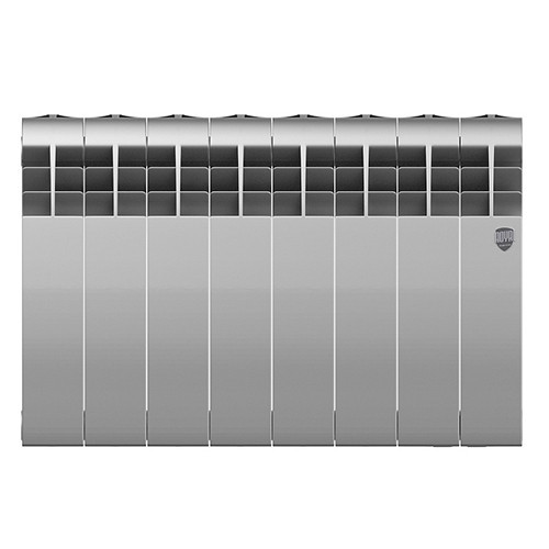 Радиатор биметаллический Royal Thermo BiLiner 350 (8 секций) Silver Satin 2