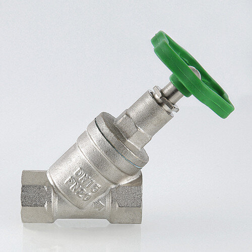 Клапан запорно-регулирующий VALTEC VT.052 1" DN 25 PN 16 прямоточный латунный