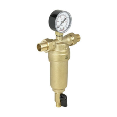 Фильтр промывной VALFEX VF.381 НР 1" DN 25 PN 16 с манометром