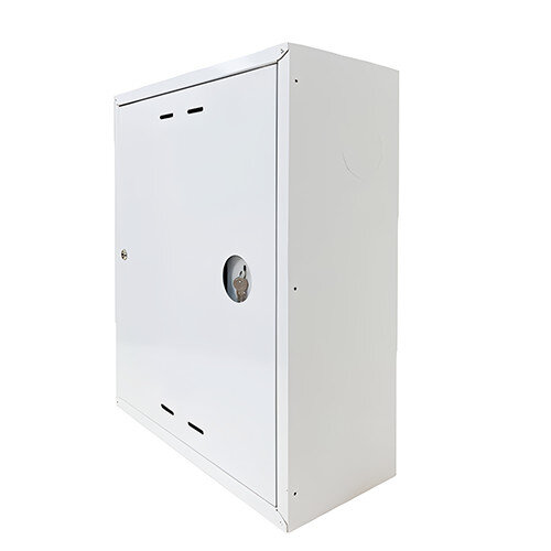 Шкаф пожарный ФАЭКС ШПК 310 НЗБ универсальный стандарт навесной закрытый белый с замком