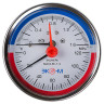 Термоманометр ЭКОМЕРА МД04-80 Ду 80 мм Ру 0-1,6 МПа Т 0-120C 1/4'' L=60 мм с переходником на 1/2'' 2