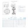 Затвор DENDOR 021F DN 200 PN 10 поворотный дисковый фланцевый с электроприводом 2