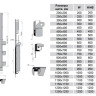 Затвор щитовой VGA SPG40 600х600 для настенного монтажа 2
