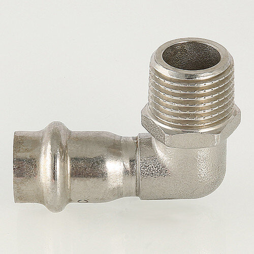 Угольник 90 градусов VALTEC VTi.953.I НР 1" DN 35x25 PN 16 нержавеющая сталь