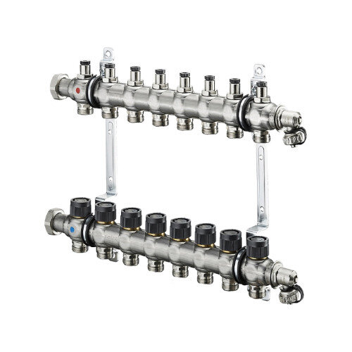 Коллекторная группа Oventrop Multidis SF 8 со встроенными регулирующими вставками
