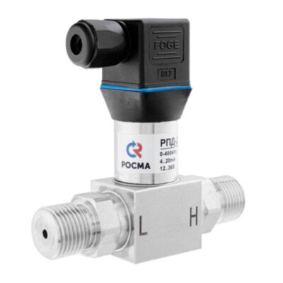 Датчик давления дифференциальный РОСМА РПД-Д Дкорп=30мм 0-25 кПа кл. 0,5 М20х1,5 УТ-00051793