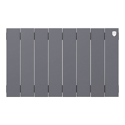Радиатор биметаллический Royal Thermo PianoForte 300 (8 секций) Silver Satin