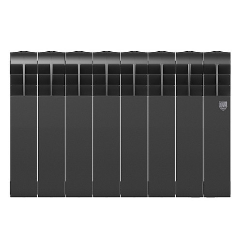 Радиатор биметаллический Royal Thermo BiLiner 350 (8 секций) Noir Sable 2