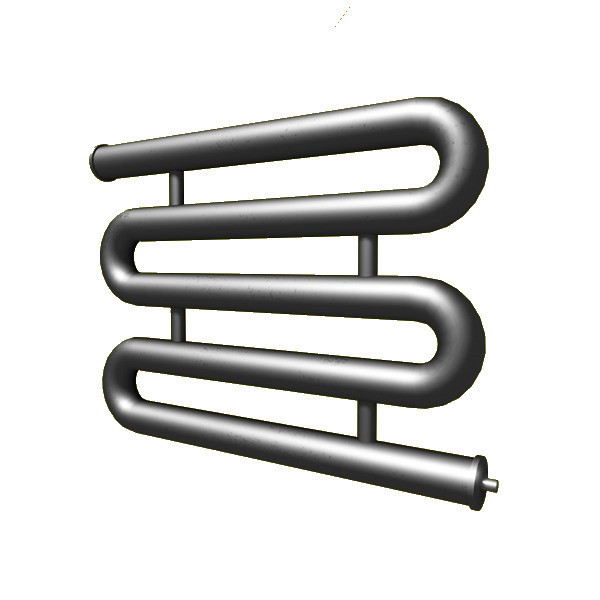 Регистр отопления РЗП-5x89x3,0-6000 змеевиковый пятирядный с плоскими заглушками