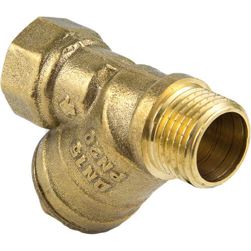 Фильтр сетчатый латунный Aquasfera 4002 DN 20 PN 20 резьба - 3/4'', косой, резьбовой ВР-НР, 4002-02