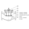 Клапан регулирующий VFM 2 Ду 200 Ру 16 Danfoss двухходовой 2