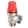Клапан предохранительный VALTEC VT.0496.N.0430 1/2" DN 15 PN 10 пружинный с фиксированной настройкой 0,3 МПа, латунный с никелевым покрытием 1