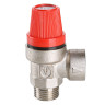 Клапан предохранительный VALTEC VT.0496.N.0430 1/2" DN 15 PN 10 пружинный с фиксированной настройкой 0,3 МПа, латунный с никелевым покрытием 10