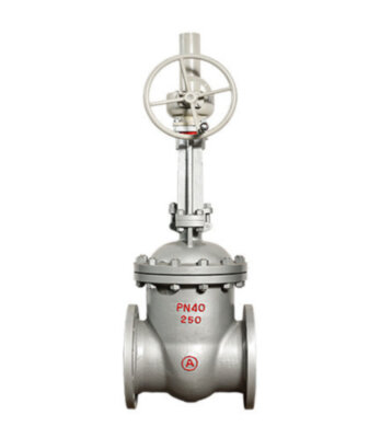 Задвижка 30нж515нж Ду50 Ру 40 нержавеющая с редуктором