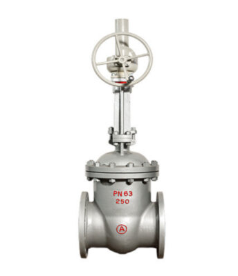 Задвижка 30лс576нж Ду80 Ру 63 стальная с редуктором