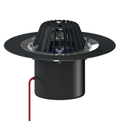 Кровельная воронка HL62.1/5 DN 160 с электрообогревом для плоской неэксплуатируемой кровли