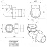 Латунный сгон VALTEC 1" угловой 90 разъемный VTr.098.N.0006 4