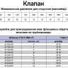 Клапан Kvant KV04 DN 350 PN 16 обратный межфланцевый двухстворчатый 4