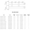 Коллектор распределительный ROMMER RDG-0018-014023 3-х контурный НР 1"x1 1/2" Ду 40 Ру 4 дублёр рядный с гидравлическим разделителем 3