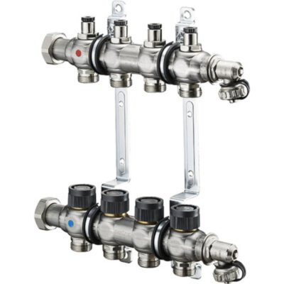 Коллекторная группа Oventrop Multidis SF 3 со встроенными регулирующими вставками