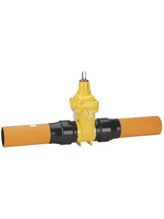 Задвижка AVK 36/90 DN 200 PN 10 клиновая для газа с ПЭ патрубками