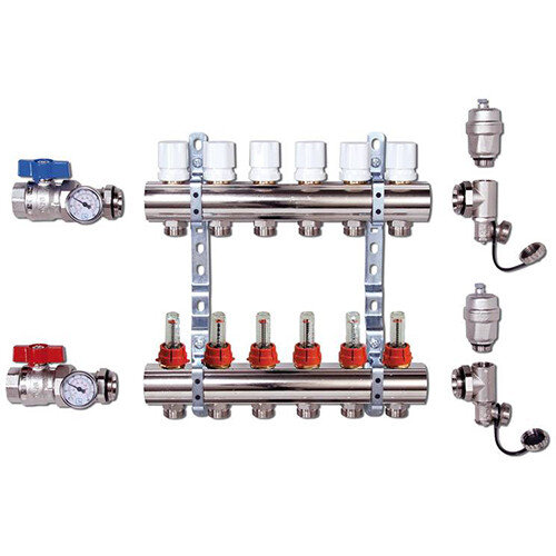Коллекторная группа LUXOR CD 473M/7 с расходомерами