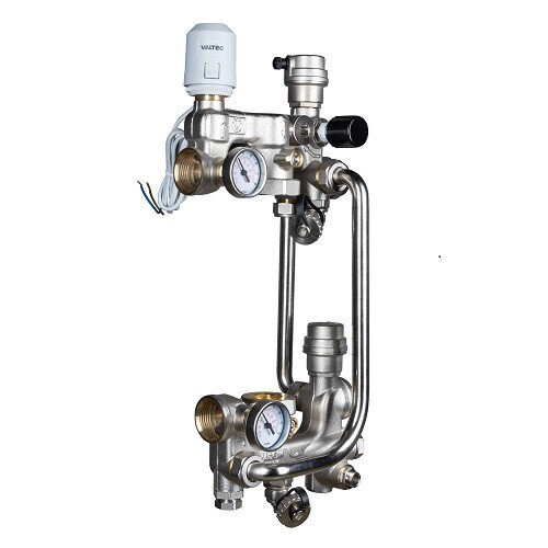 Узел насосно-смесительный VALTEC VT.COMBI.S.180C 1" с сервоприводом VT.TE3043 без насоса