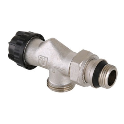 Клапан радиаторный Valtec VT.180.NER 1/2" x 3/4" (евроконус) DN 15 PN 10 осевой с преднастройкой и самоуплотняющимся полусгоном