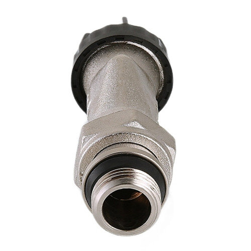 Клапан радиаторный Valtec VT.180.NER 1/2" x 3/4" (евроконус) DN 15 PN 10 осевой с преднастройкой и самоуплотняющимся полусгоном