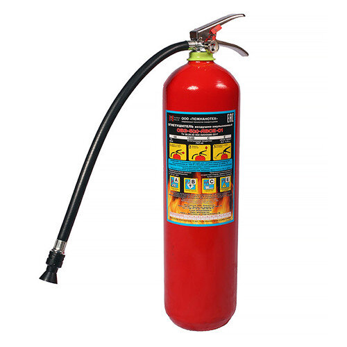 Огнетушитель воздушно-эмульсионный Пожнанотех ОВЭ-5-(з)-АВСЕ заряженный зимний, ЗПУ-латунь