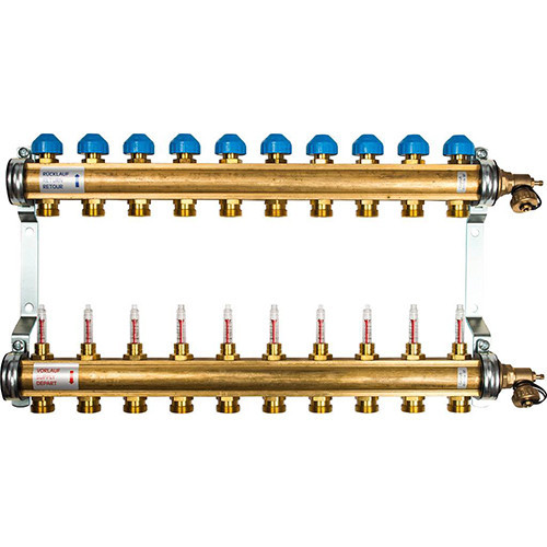 Коллекторная группа Watts HKV/T-10 с расходомерами 1