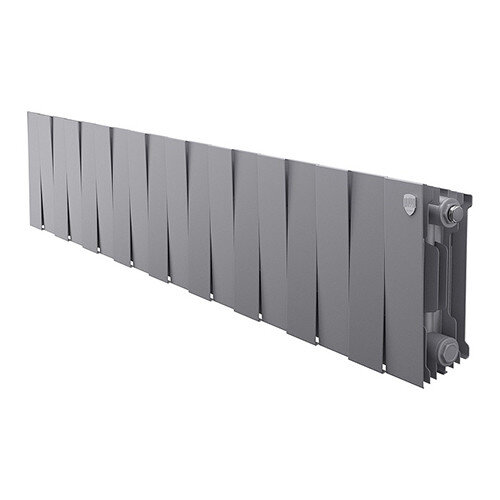 Радиатор биметаллический Royal Thermo PianoForte 200 (18 секций) Silver Satin