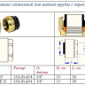 Евроконус VALTEC 3/4" для медной трубы VT.4430.NVE.15 2
