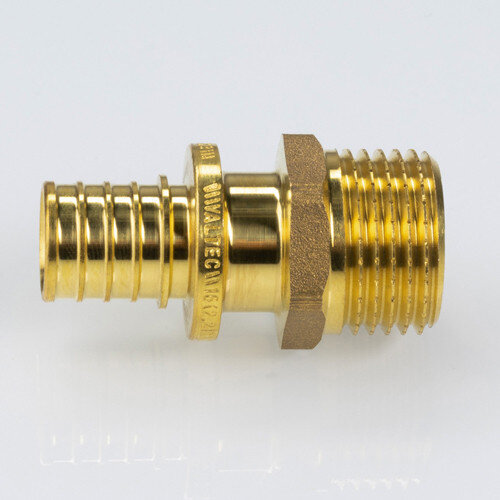 Переходник VALTEC VTm.401.G НР 1/2" DN 20x15 PN 16 латунный