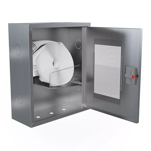 Шкаф пожарный Балтика-01 ШПК-310 НО нержавеющая сталь