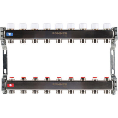 Коллектор ROMMER без расходомеров 9 выходов
