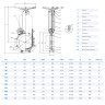 Задвижка DENDOR K21GV DN 100 PN 10 шиберная межфланцевая 2