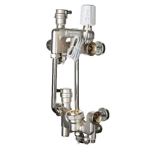 Узел насосно-смесительный VALTEC VT.COMBI.S.180M 1" с сервоприводом VT.TE3041 без насоса