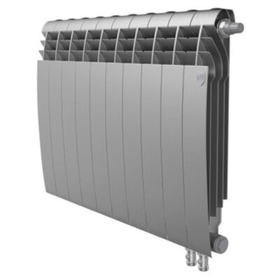 Радиатор биметаллический Royal Thermo BiLiner 500 V (10 секций) Silver Satin