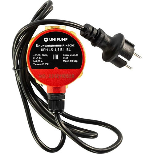 Насос циркуляционный Unipump UPH 15-1,5 B II BL 80 с мокрым ротором H=1,5м Q=15л/мин арт. 81435 3