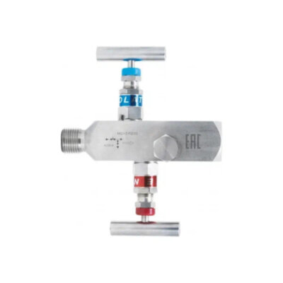 Игольчатый клапан двухвентильный Росма SS-2R 0-40 Мпа NPT1/2" 00000040497