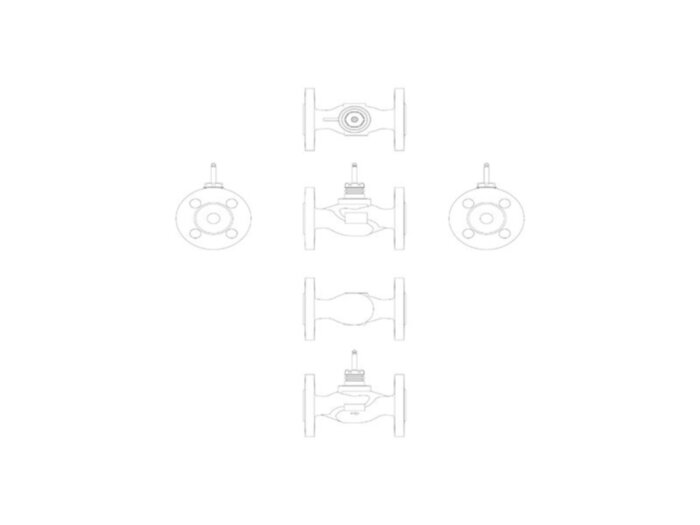 Клапан регулирующий VF 2 Ду 100 Ру 16 Danfoss двухходовой