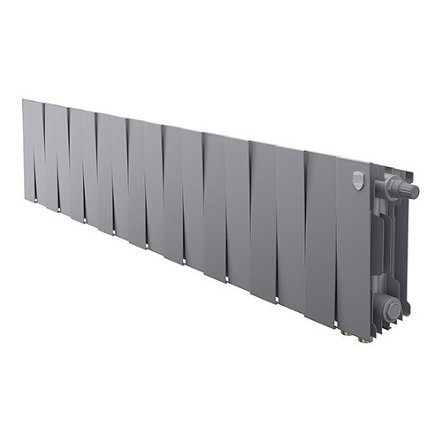 Радиатор биметаллический Royal Thermo PianoForte 200 VD (18 секций) Silver Satin 1